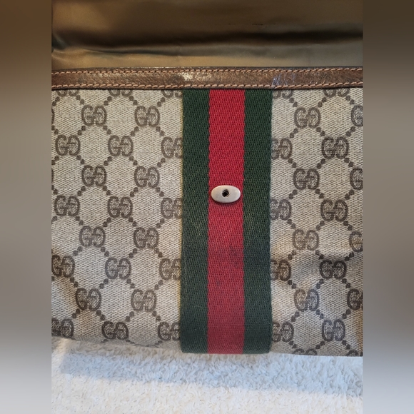 Gucci Vintage Ophidia Parfums Flap Clutch - Picture 12 of 16